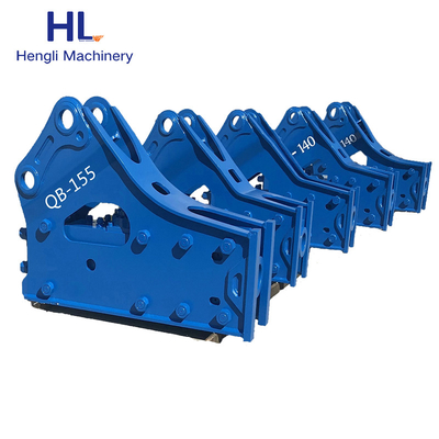 O martelo HL155 hidráulico silenciou o tipo disjuntor hidráulico Jack Hammer For Mini Excavators da rocha