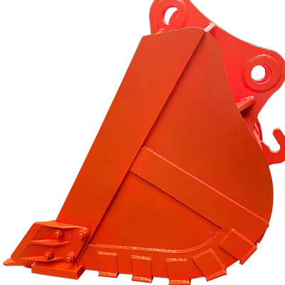 Red Heavy Duty Excavator Bucket , JCB Digging Bucket R200 R215 R350 R380