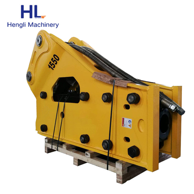 O martelo HL155 hidráulico silenciou o tipo disjuntor hidráulico Jack Hammer For Mini Excavators da rocha
