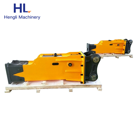 HL53 máquina escavadora Hydraulic Breaker Rock que quebra o tipo do silêncio da caixa das máquinas