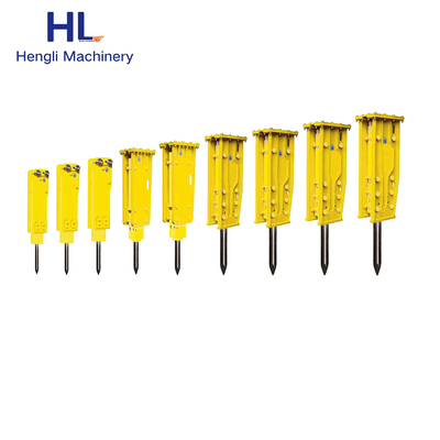 Pilha hidráulica do martelo de HL190 49 Ton Excavator Hydraulic Breaker Rod grande